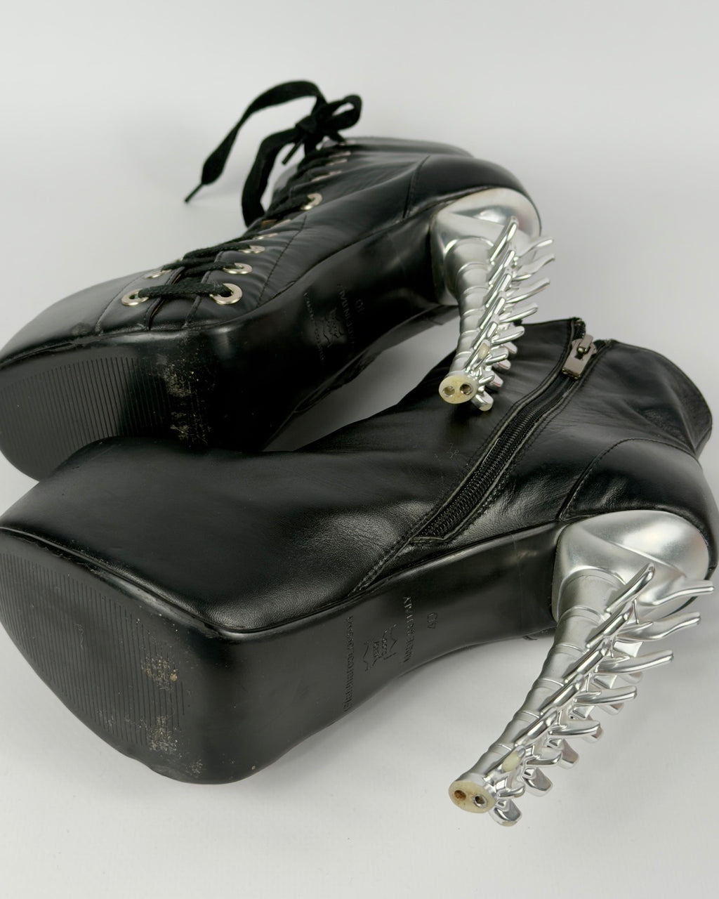 Gianmarco Lorenzi Spine Heel Boots — 40