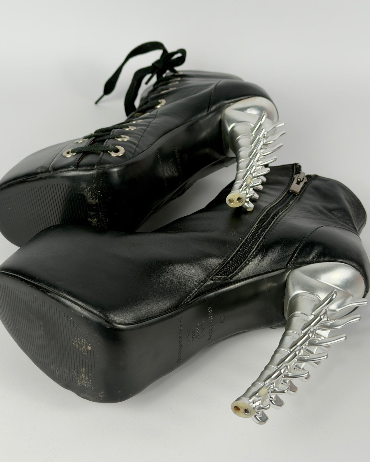 Gianmarco Lorenzi Spine Heel Boots — 40