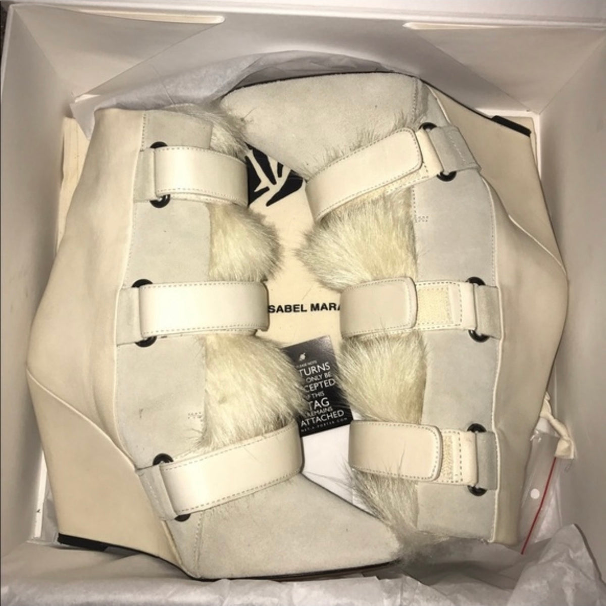 Isabel Marant AW13 Wedge Fur Boots — 36 new with box