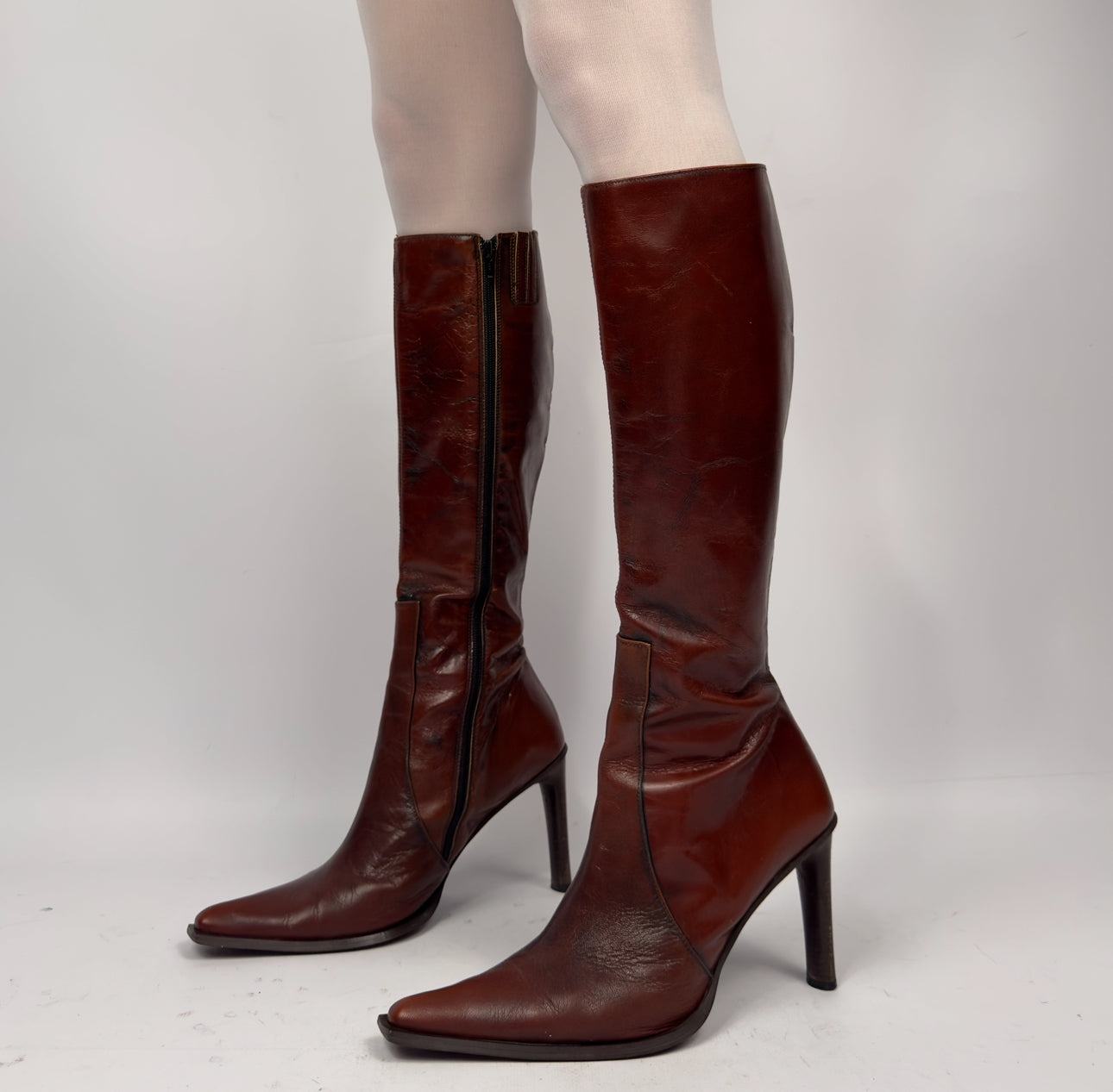 Vintage Italian Leather Boots — 40.5/41