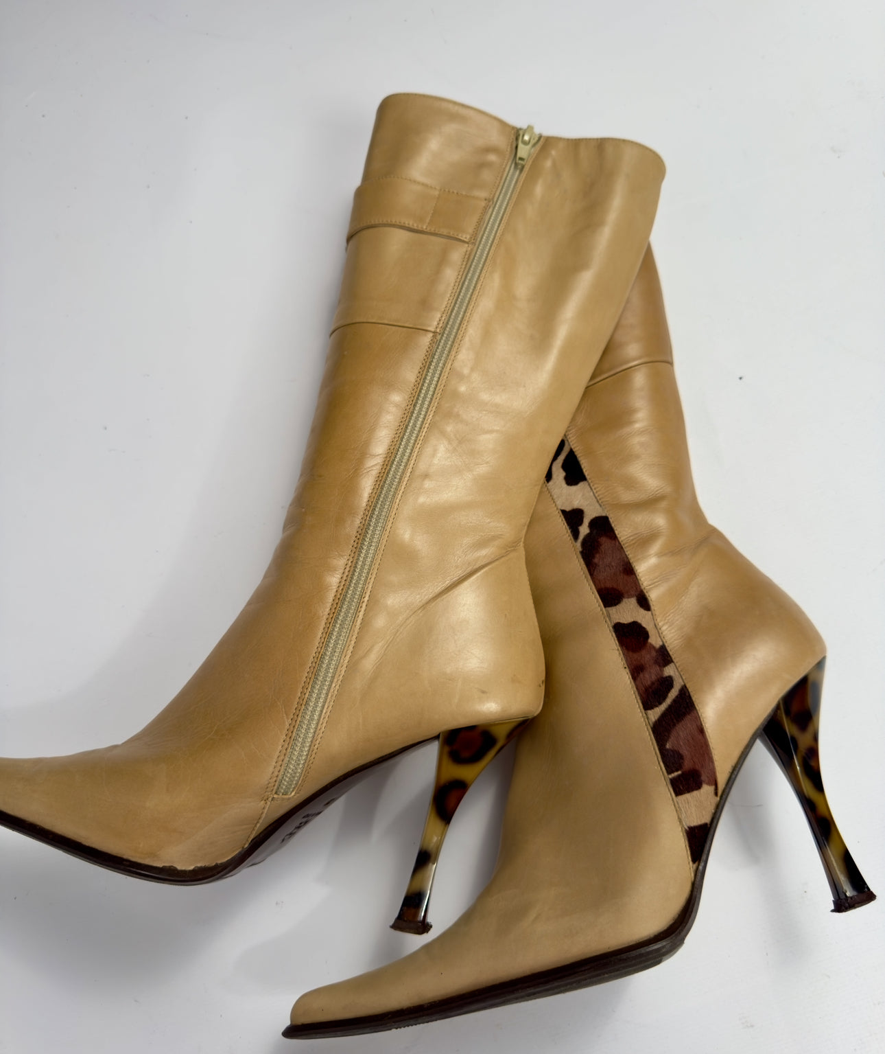 Gianmarco Lorenzi Vintage Leather Boots — 38/39