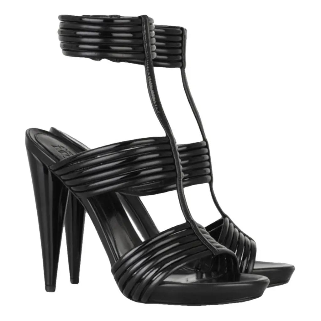 Alexander McQueen Gladiator Strappy Heel Sandals 38