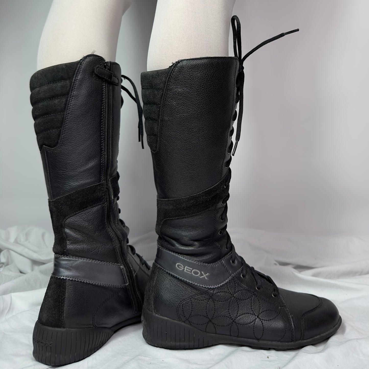 Geox Vintage Lace up Boxing Boots 38/38.5