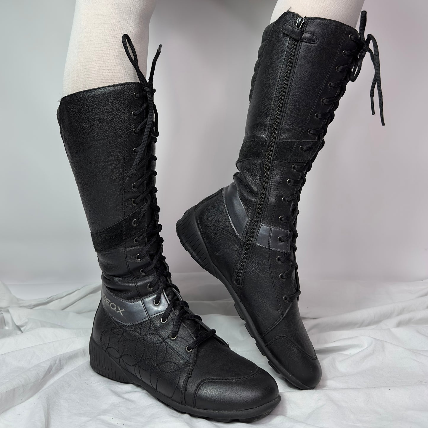 Geox Vintage Lace up Boxing Boots 38/38.5