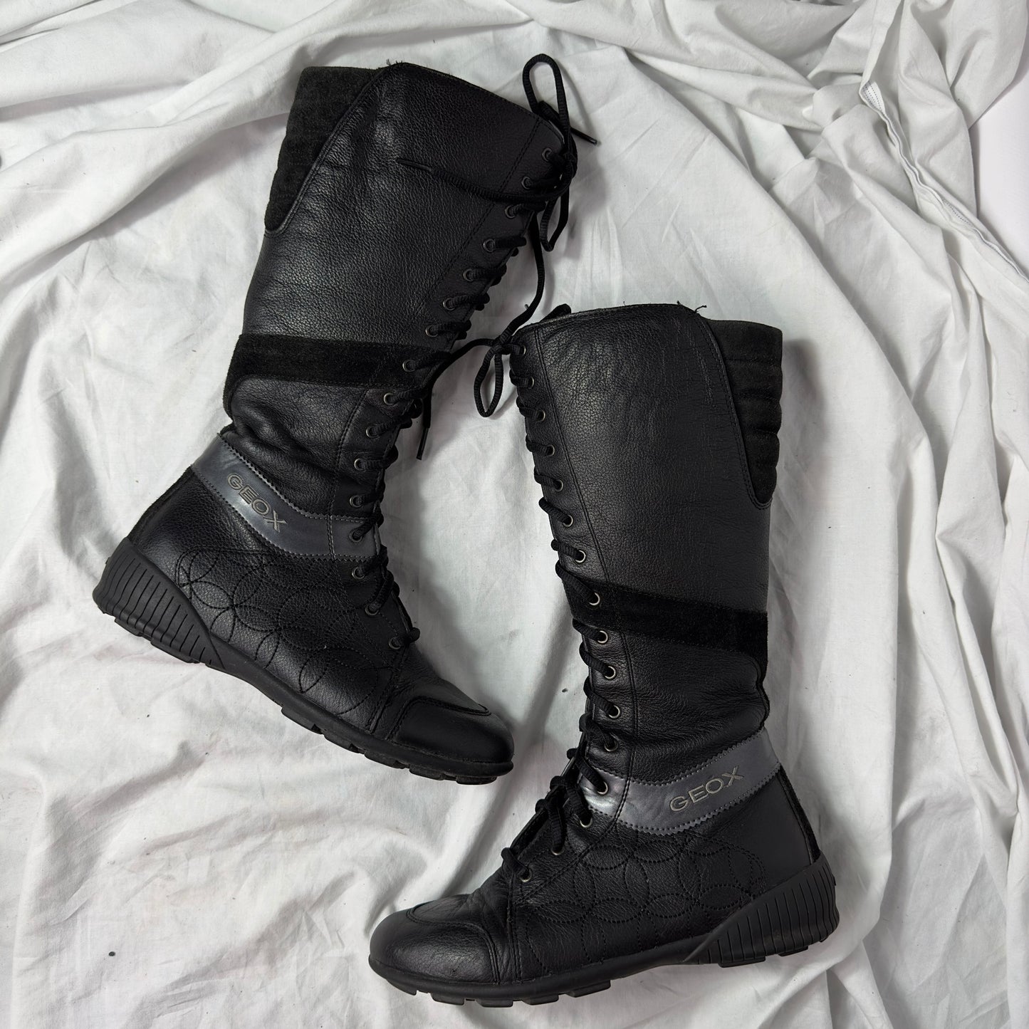 Geox Vintage Lace up Boxing Boots 38/38.5