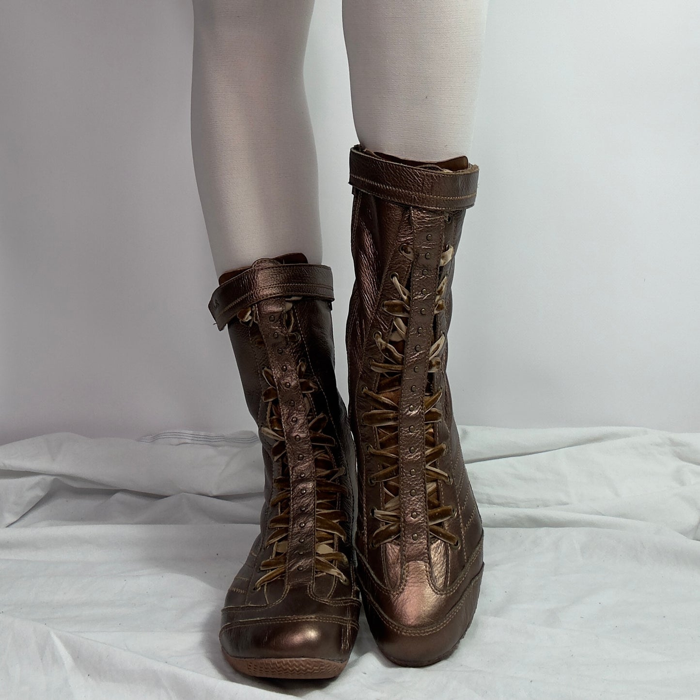 Diesel Vintage Boxing Lace up Boots