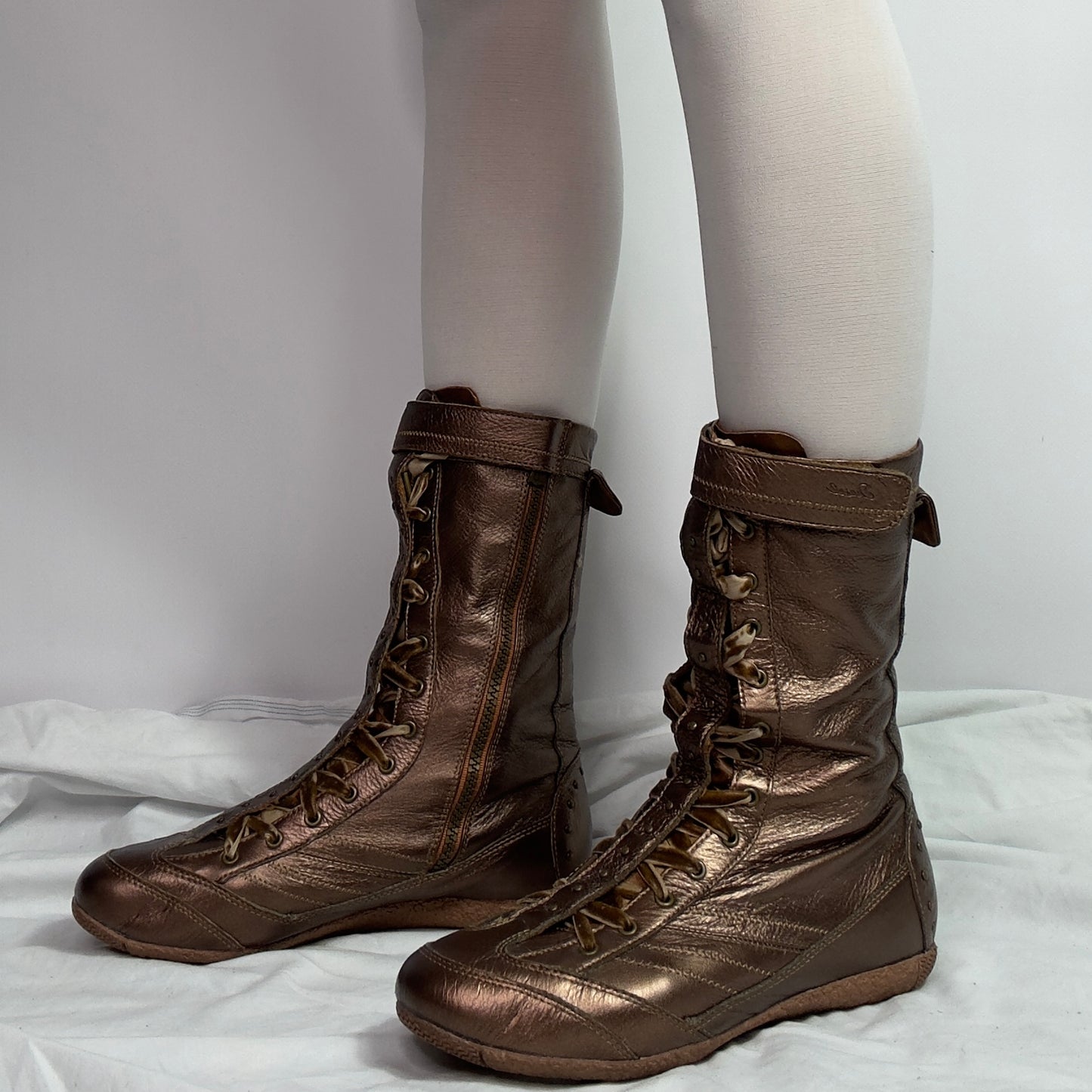 Diesel Vintage Boxing Lace up Boots