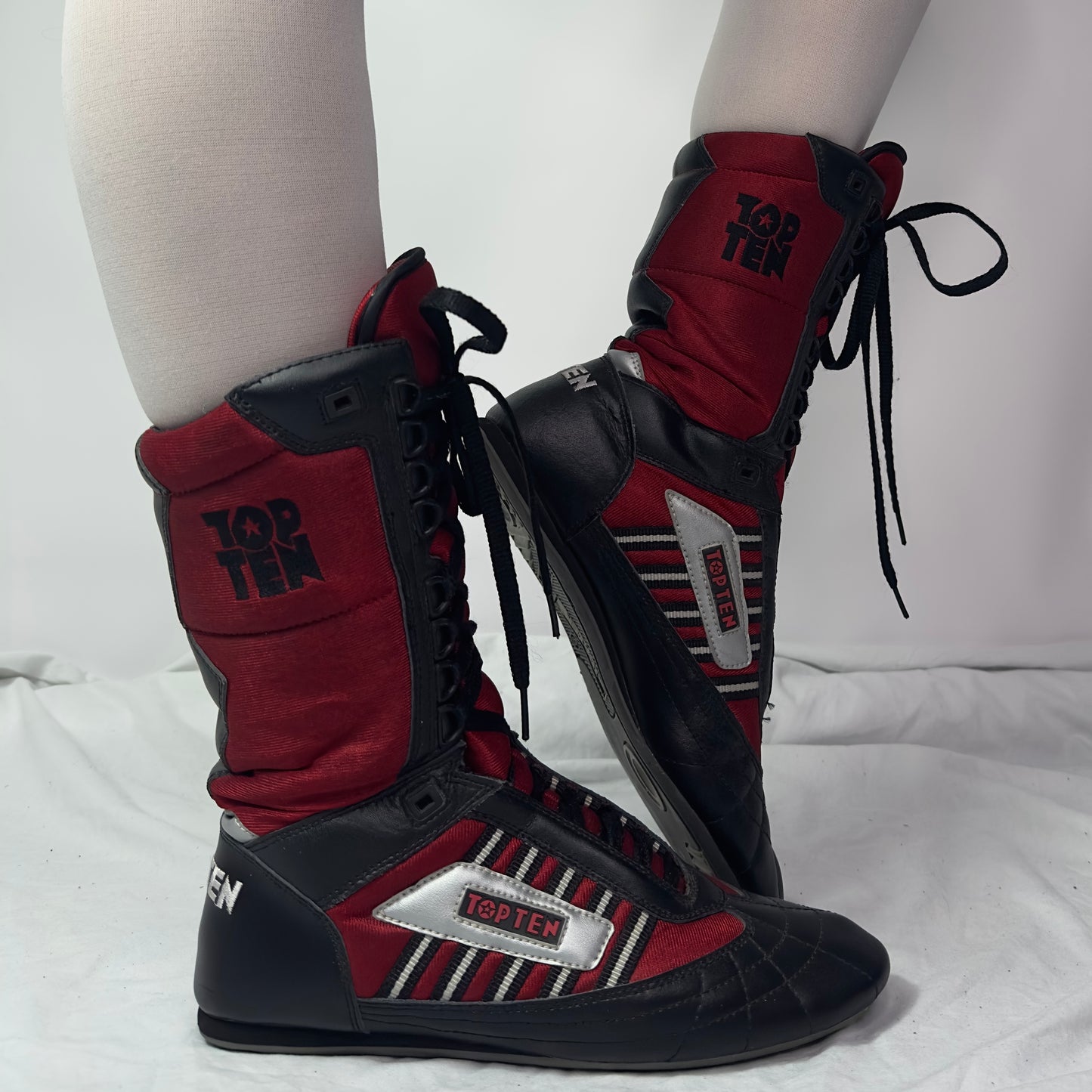 Vintage Boxing Wrestling Boots 39.5/40.5