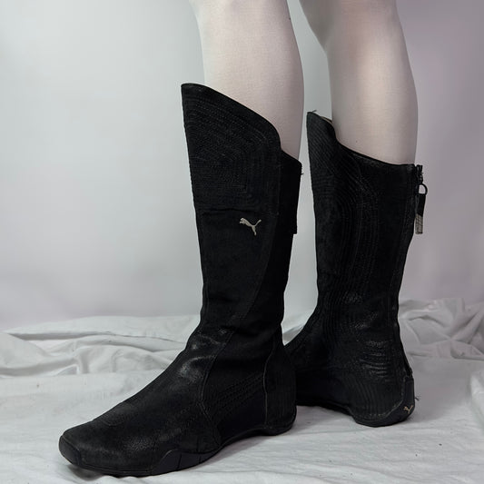 Puma Vintage Moto Biker Boots