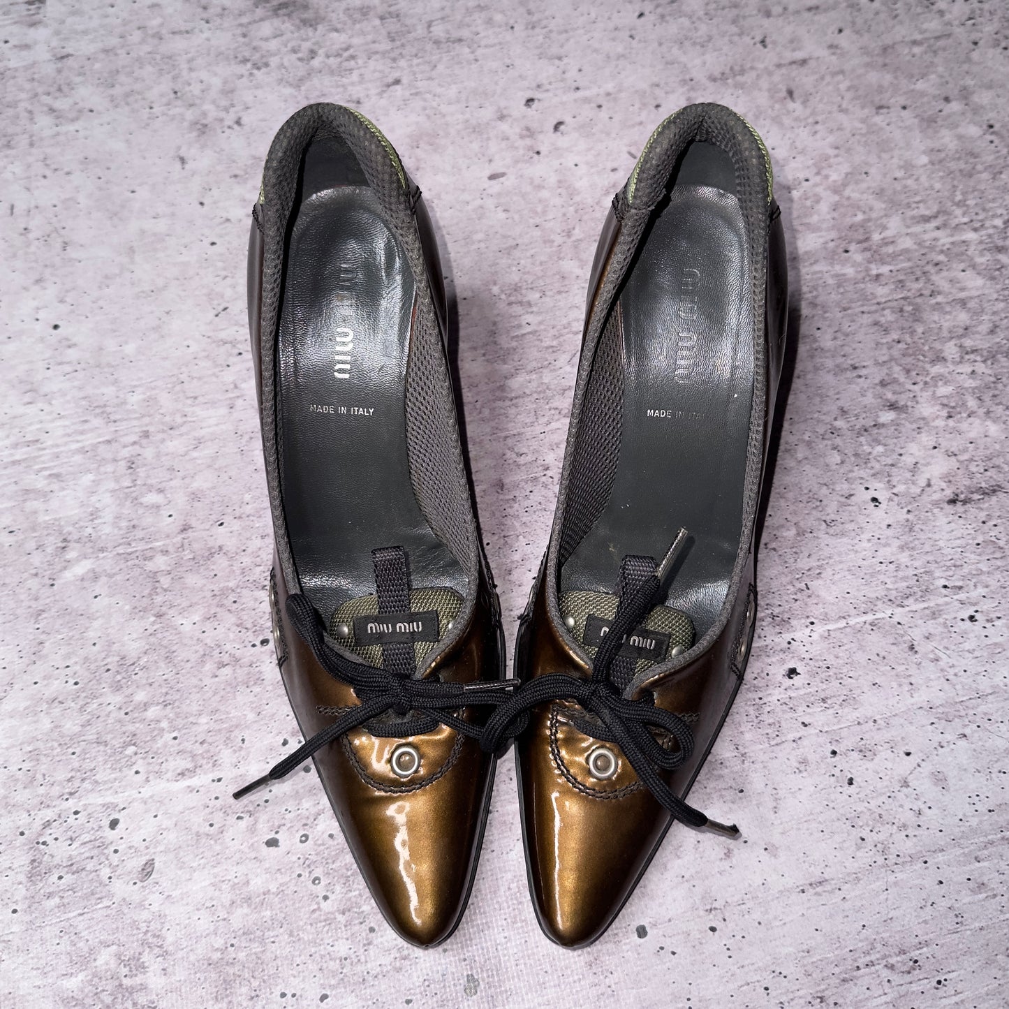 Miu Miu Vintage 1999 kitten heels